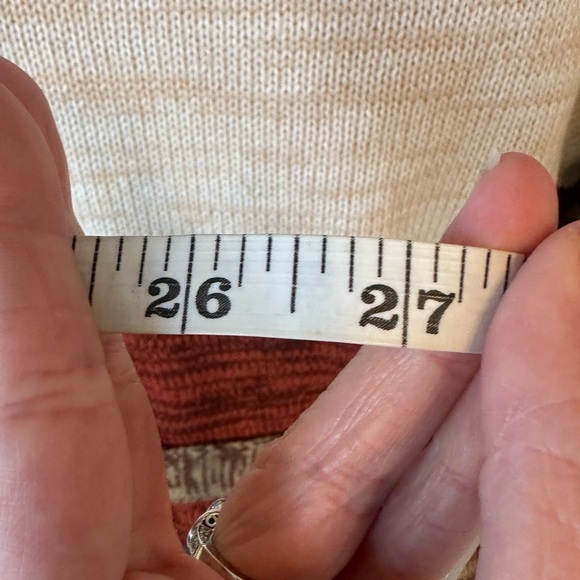 Vintage 1970s Space Dye Western Wrap Style Bell Sleeve Cardigan - Picture 8 of 8